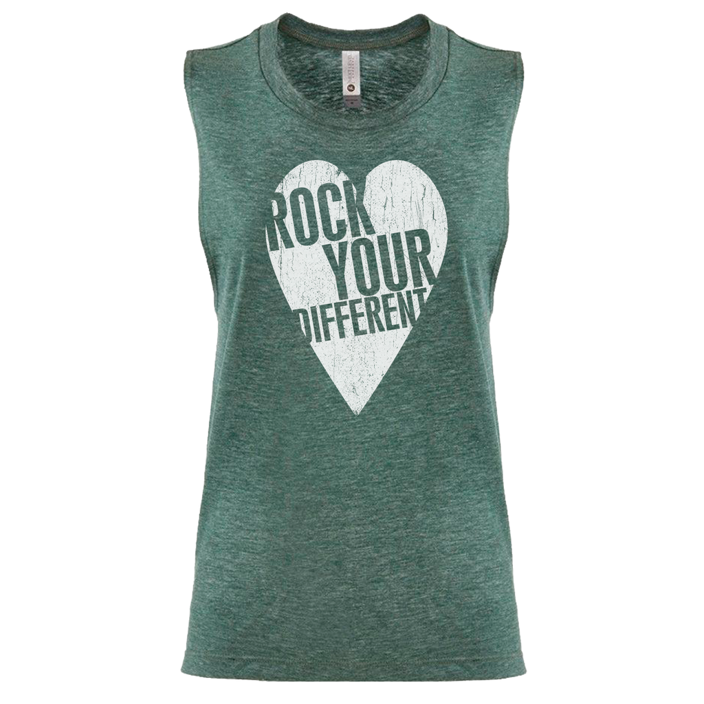 Women's Muscle Tank - Royal Pine