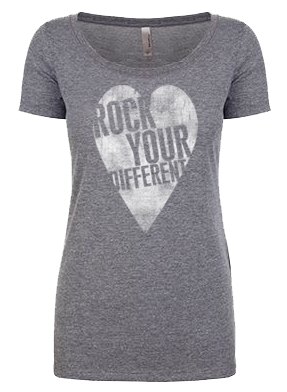 I heart RYD t-shirt - women's heather gray